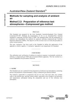 AS/NZS 3580.2.2:2016 AS/NZS 3580.2.2:2016