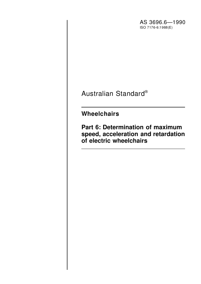 AS 3696.6-1990 PDF - Australian Standards Store